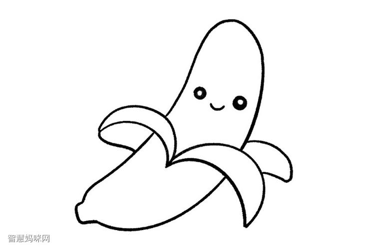 超简单的香蕉简笔画怎么画
