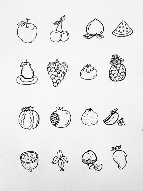 水果简笔画好看又简单