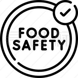 食品安全的标志的简笔画
