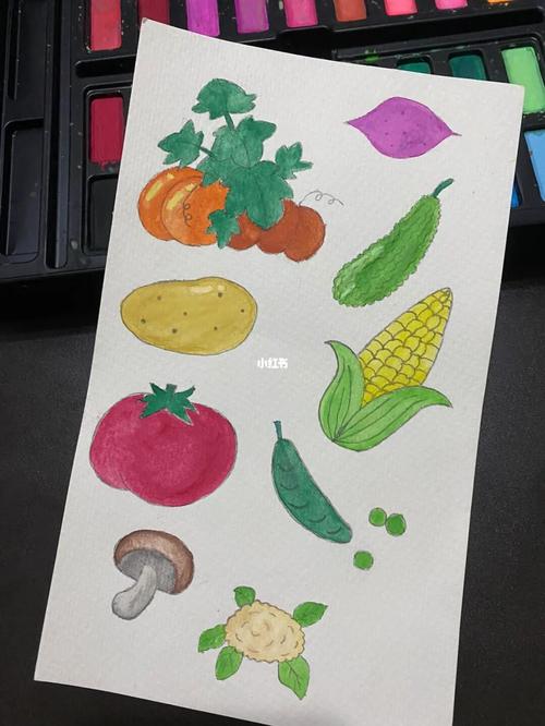 简笔画  #儿童简笔画  #蔬菜  #幼儿园亲子手工  #亲子画