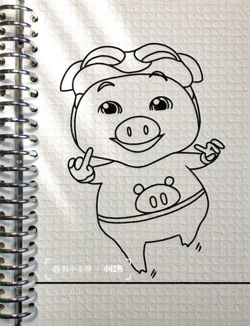 猪猪侠简笔画