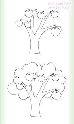 树的简笔画图片大全 可爱 简单