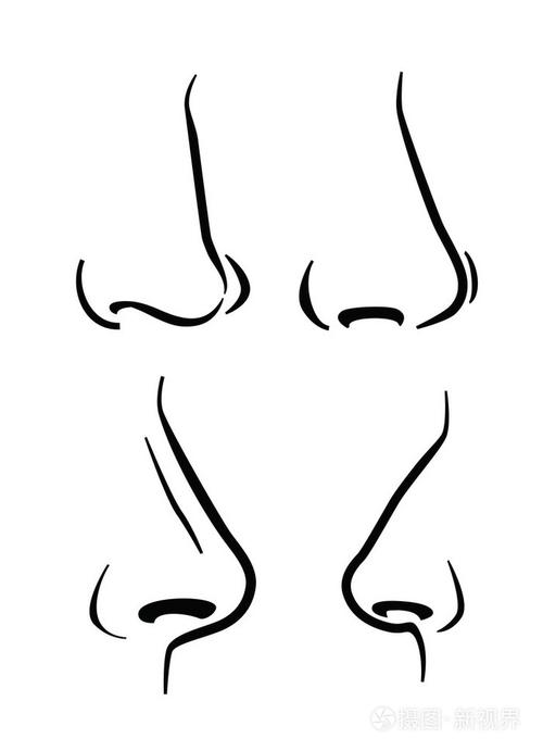 鼻子图标插画-正版商用图片0bg1jc-摄图新视界