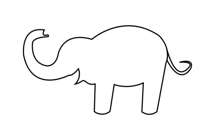 大象简笔画大象简笔画怎么画