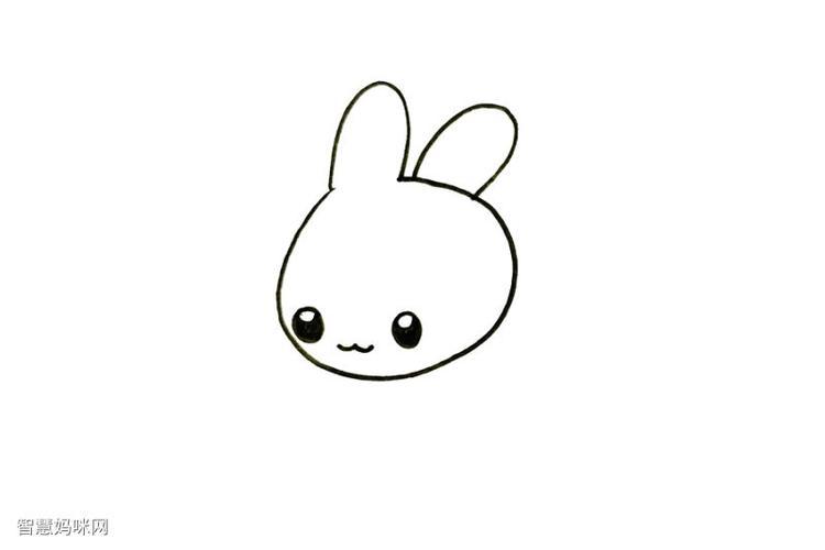 小兔简笔画图片 可爱 简单漂亮