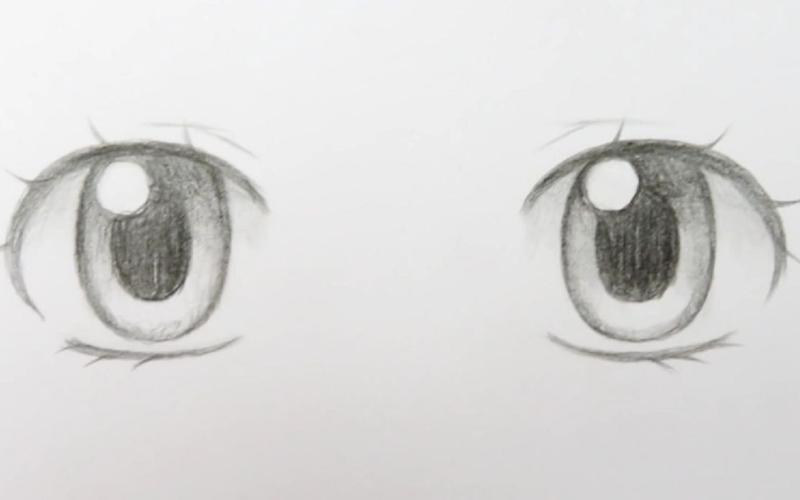 【素描 手绘教程】压箱底的眼睛教程出来啦,动漫二次元的小姐姐眼睛