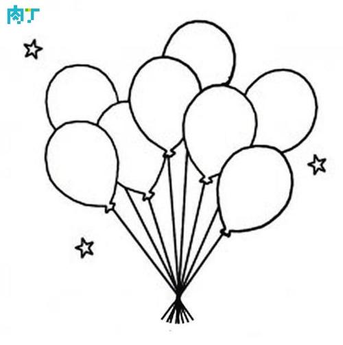 幼儿园气球简笔画图片
