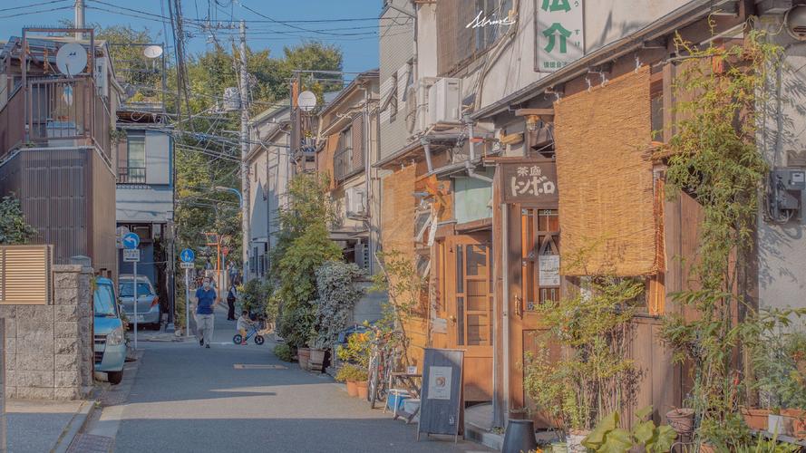 日本街道风景高清桌面壁纸