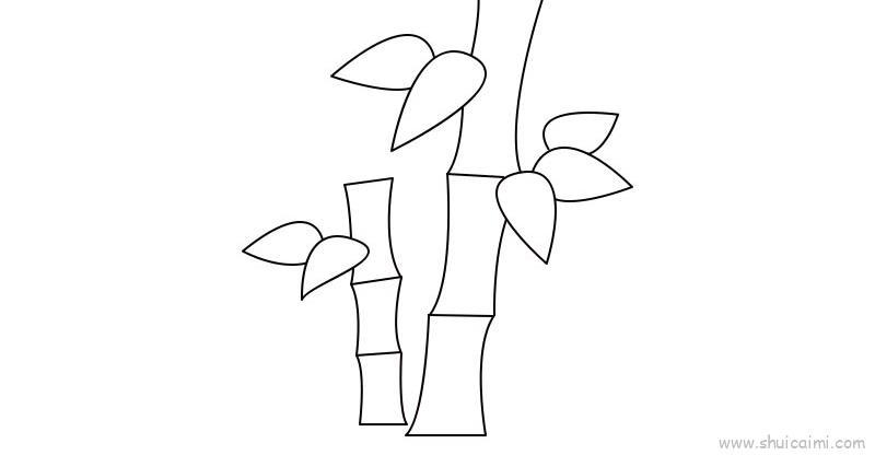 竹子儿童画怎么画竹子简笔画简单