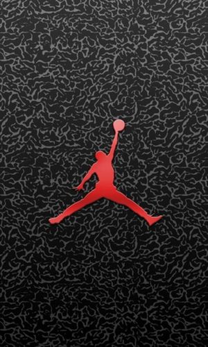 手机壁纸篮球高清乔丹标志