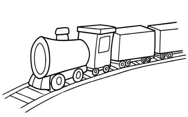 6岁儿童简笔画火车