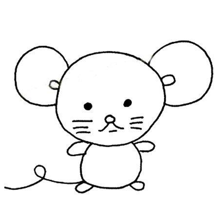 小老鼠100个简笔画