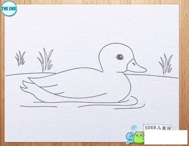 小鸭子简笔画画水面上的小鸭子小鸭洗澡简笔画小鸭洗澡简笔画洗澡时候