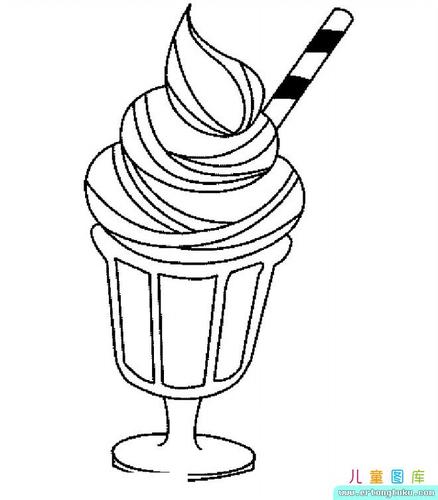 冰淇淋简笔画超难