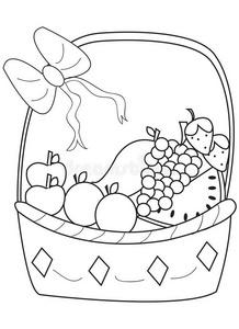 水果果篮图片-水果果篮素材-水果果篮插画-摄图新视界