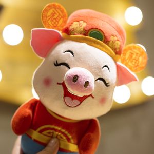 2019猪年吉祥物毛绒玩具招财猪公仔布娃娃年会新年公司可定制玩偶