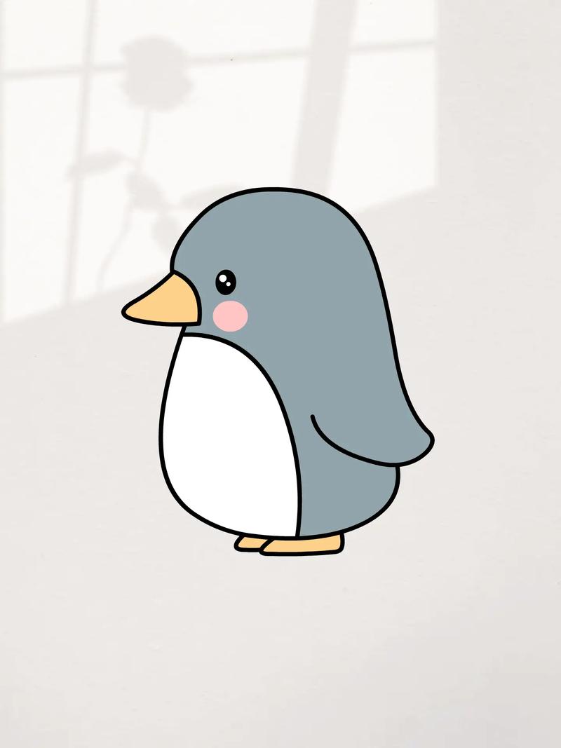用字母j教你画可爱小企鹅简笔画.#简笔画 #动物简笔画 #企 - 抖音