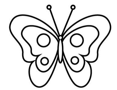 可爱的小蝴蝶儿童简笔画最好看的蝴蝶画法图片「国画教程」画蝴蝶的