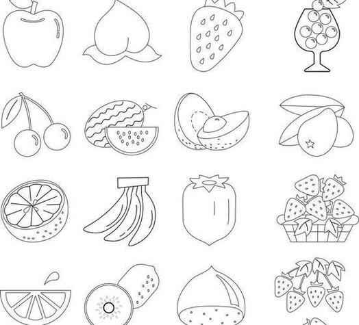 100种水果简笔画简单卡通 图文