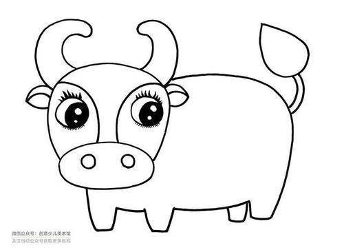 牛的简笔画怎样画好看