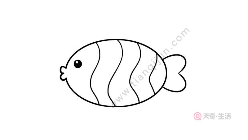 可爱小鱼的简笔画简单又可爱