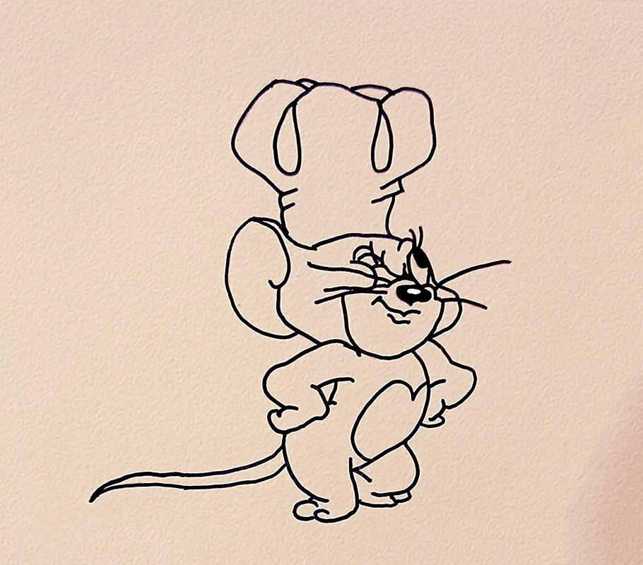 猫和老鼠#画画 #儿童简笔画  - 抖音