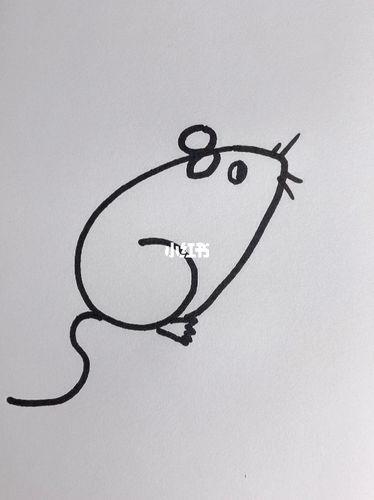 用数字画小老鼠简笔画