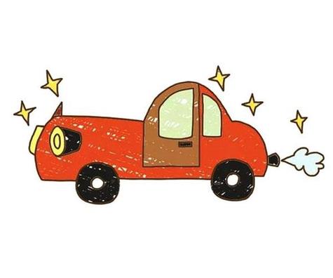 简笔画汽车儿童画图片小汽车简笔画有颜色汽车简笔画汽车怎么画汽车简