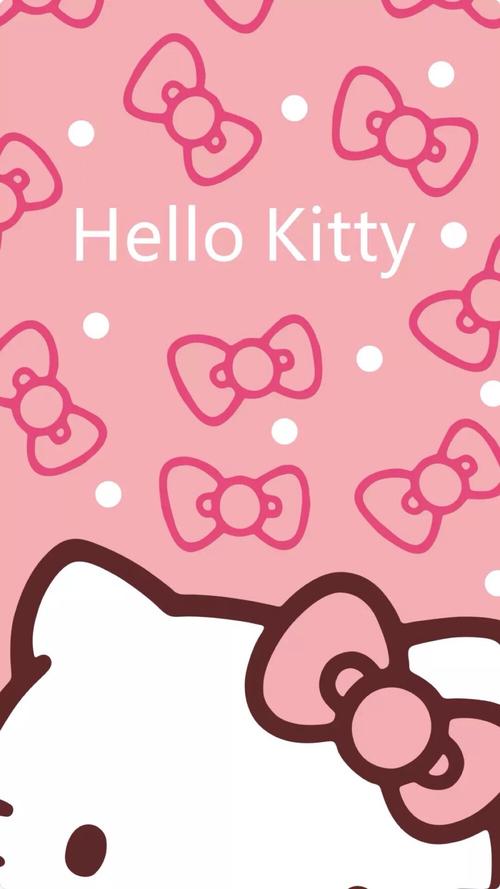 hello kitty 粉色 猫咪 壁纸 高清壁纸 无水印壁纸 萌系 可爱 粉色