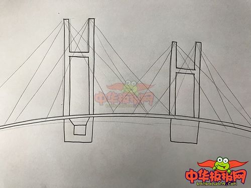 儿童大桥的画法简笔画图片