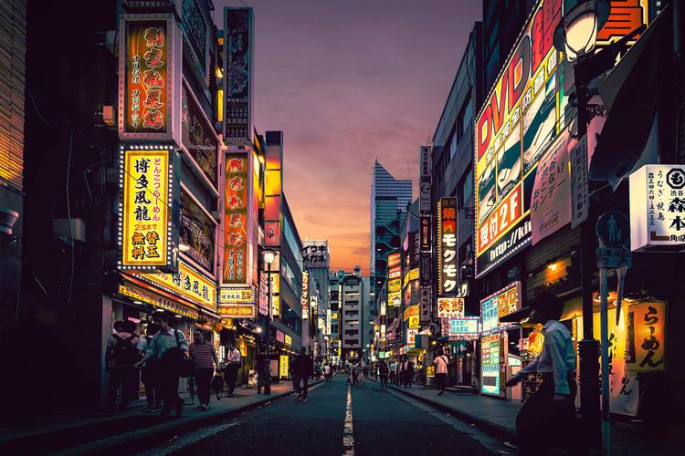 东京夜景图片唯美电脑桌面壁纸