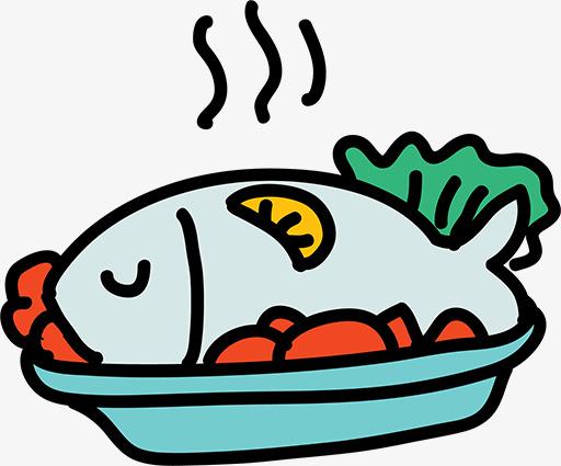 关键词 : 简笔画,食物,美食,手绘美食鱼