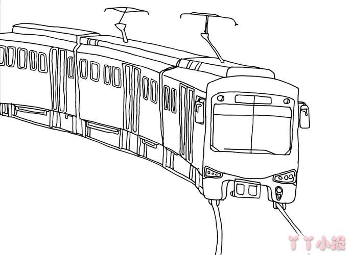 火车轨道图片简笔画