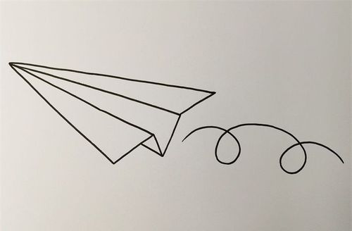 立体纸飞机怎么画简笔画