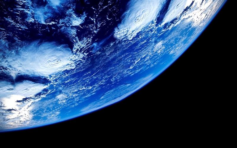 蓝色行星地球壁纸