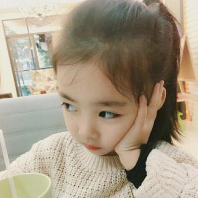 小女孩头像超萌图片 2020韩国可爱小孩头像 - 微信头像 - 潮人个性网