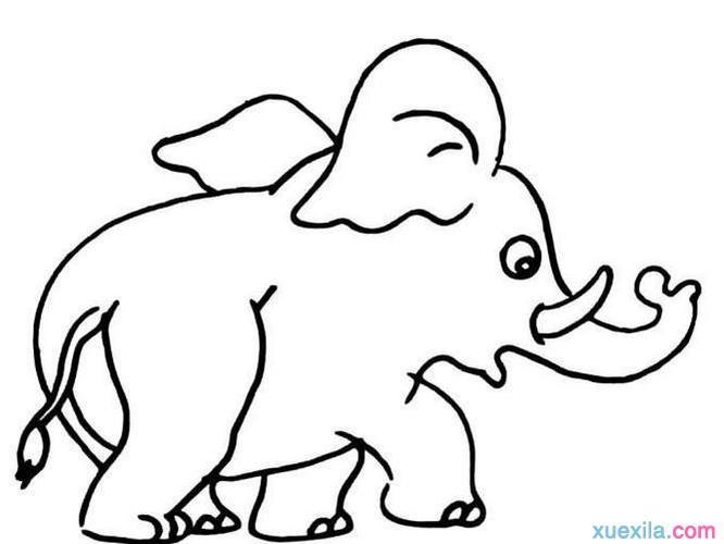 大象怎么画简笔画视频