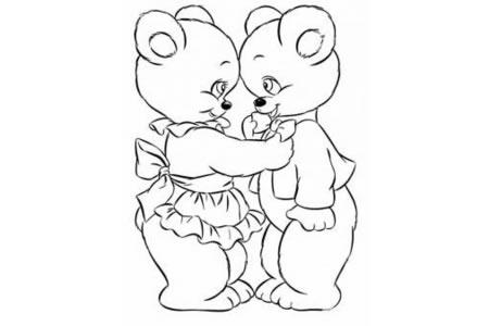 熊妈妈和她的小熊2022-01-195动物简笔画其他动物简笔画小熊简笔画