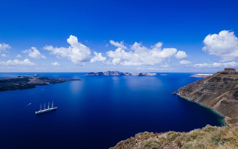 电脑壁纸 风景 风景图片 蓝色的爱琴海