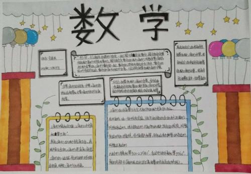 感受数学的魅力――记龙门中学与姚家中学八年级数学手抄报竞赛