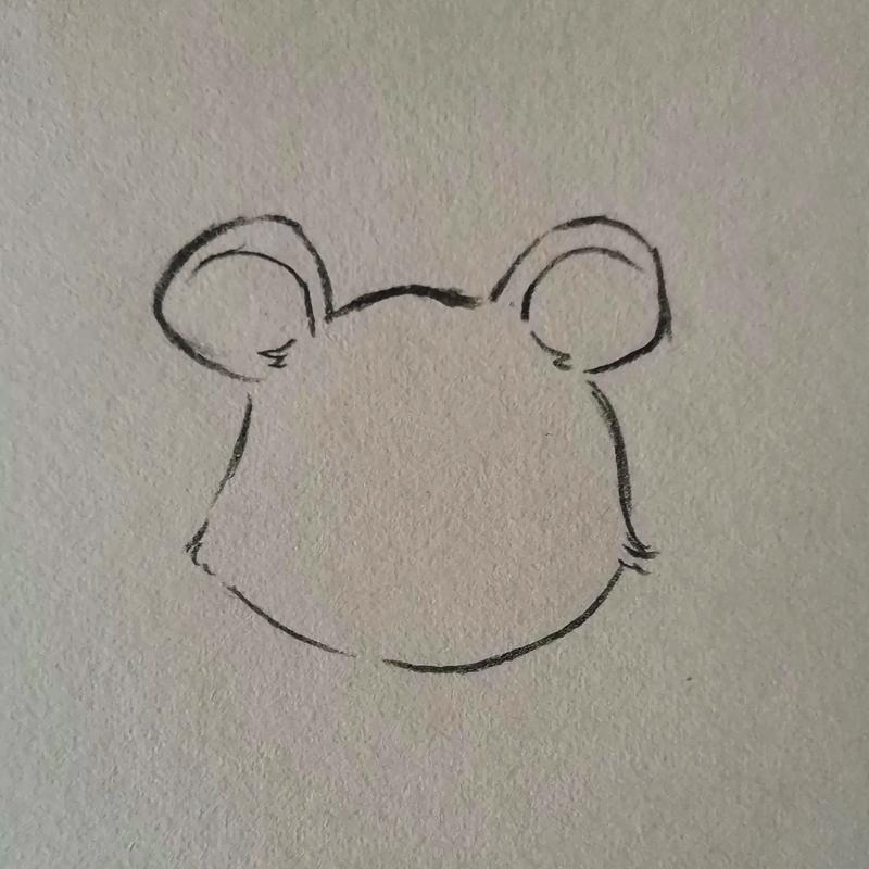 小老鼠画法简笔画
