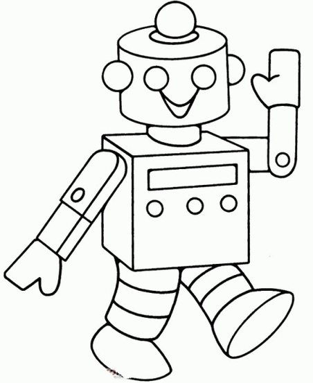 机器人简笔画简单 机器人简笔画简单又漂亮