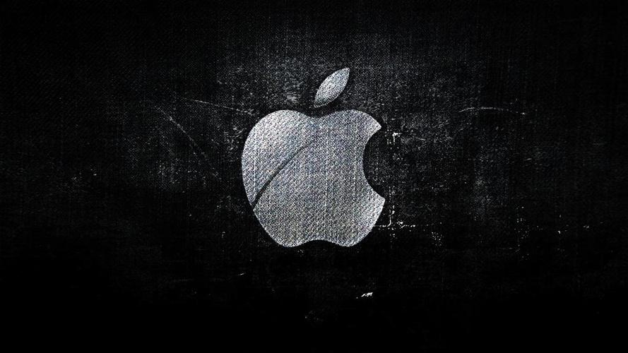 苹果标志黑背景壁纸