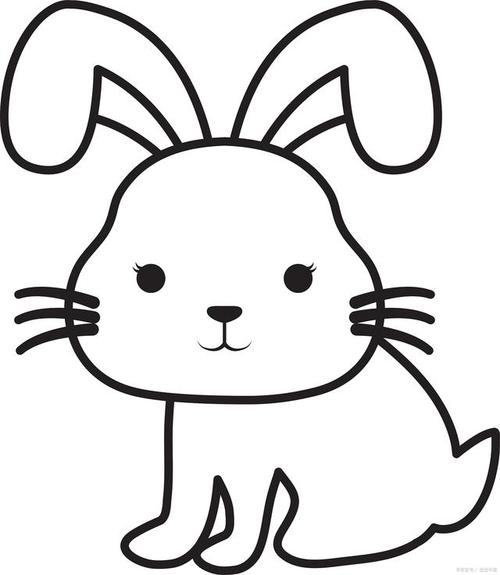小兔子简笔画教程:用简单步骤画出可爱的小兔子