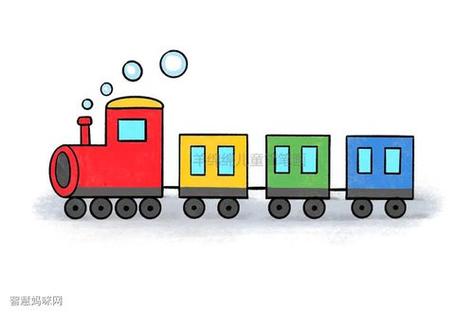 火车简笔画简单幼儿园