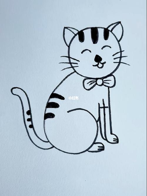 如何画小猫咪的简笔画图片