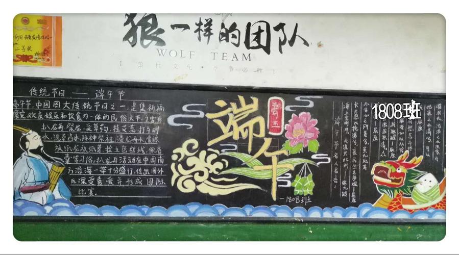 《弘扬中华传统文化》主题黑板报评比