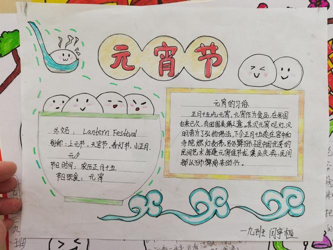 传统节日手抄报怎么画三年级
