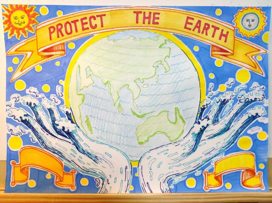 保护地球protect the earth英语手抄报