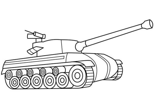 战斗机坦克简笔画
